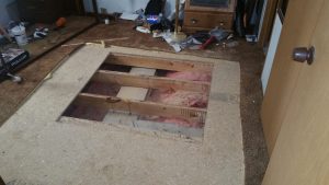 meth contaminated subfloor